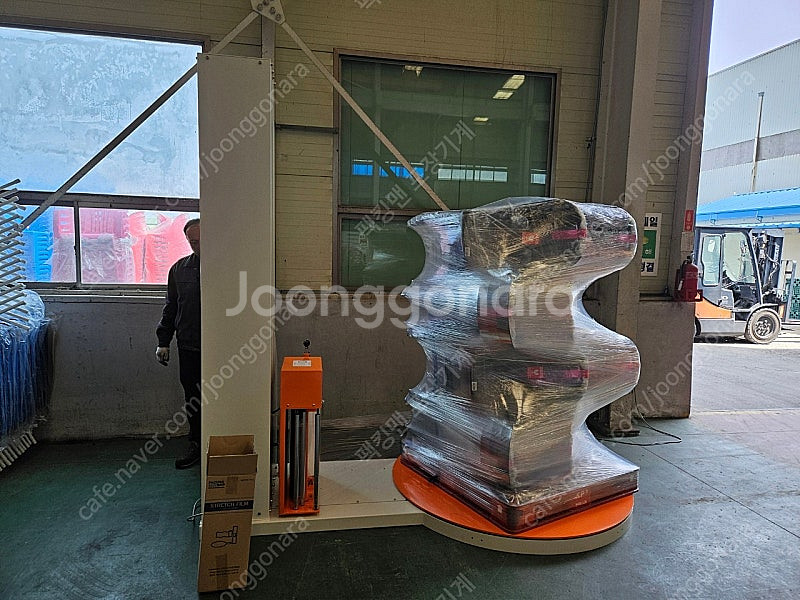 신품 국산 파렛트 랩핑기 GWT-1522 테이블크기 1...--3
