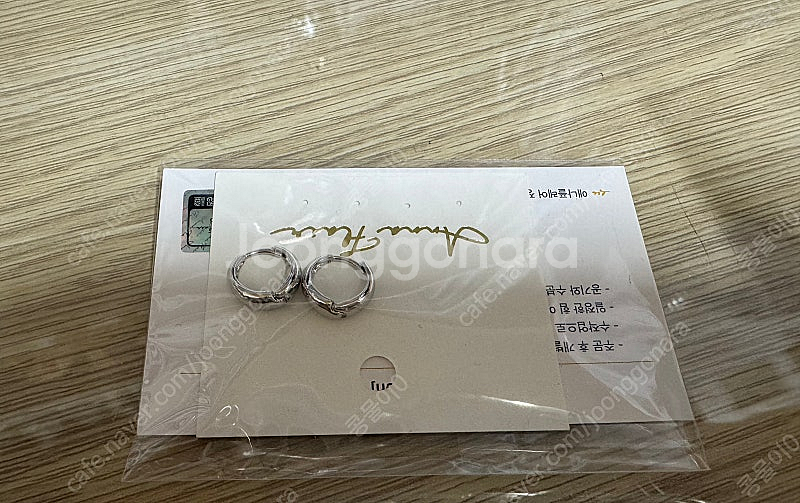 은 링 귀걸이 CLASSIC ROUND EARRINGS--0