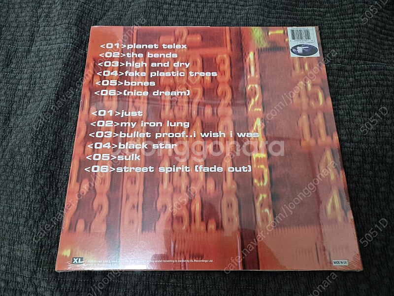 라디오헤드 the bends 바이닐 lp 미개봉 신품--1