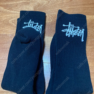 스투시 삭스 블랙색상 2p판매합니다 stussy