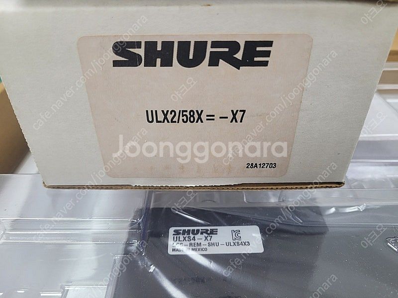 SHURE [ULXS4,ULX2/58X]무선 송수신기 ...--1