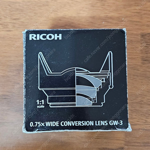 리코 gw-3 , ricoh ge-3 wide conversion,리코광각 컨버터