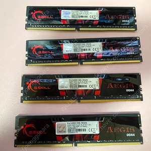 지스킬 RAM DDR4-3200 16GB 4개 팝니다