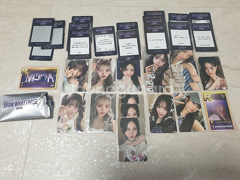 아이브 포카 포스터 아트카드 슬로건 판매합니다--0