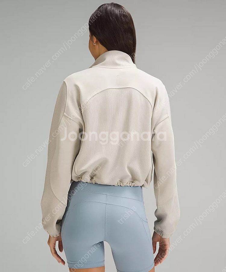 룰루레몬 브러시드 리브드 소프트스트림 하프집 MOVT--2