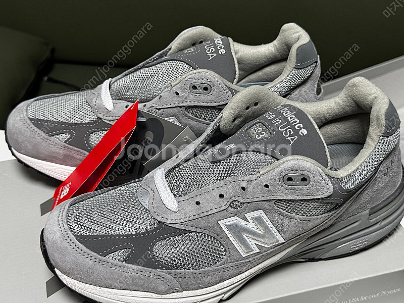 [국내정품] 뉴발란스 993 그레이 메이드 인 USA 그레이 D스탠다드--3