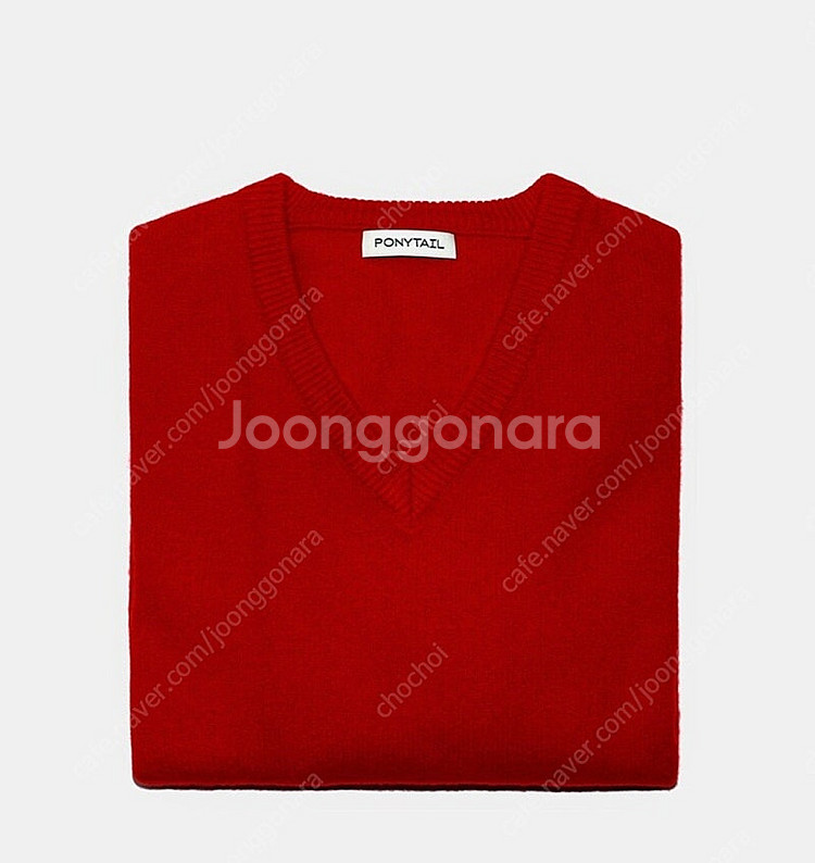 포니테일 김나영 착용 corrie v-neck swea...--1