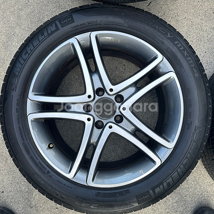 벤츠 18인치 S클래스 S400 휠타이어 세트 팔아요 ...--4