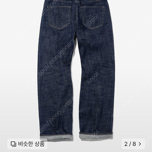 OUTSTANDING_40’S SELVEDGE STRAIGHT PANTS_INDIGO (M)