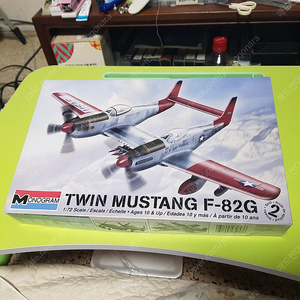 프라모델 1/72 모노그람 twin mustang (트윈 무스탕)