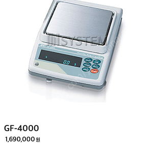 AND 초정밀저울(GF-4000) 새상품