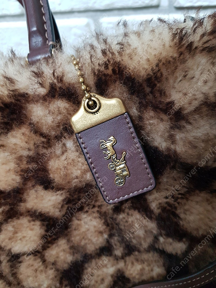 [정품] 코치 시그니처 양모 숄더백--3