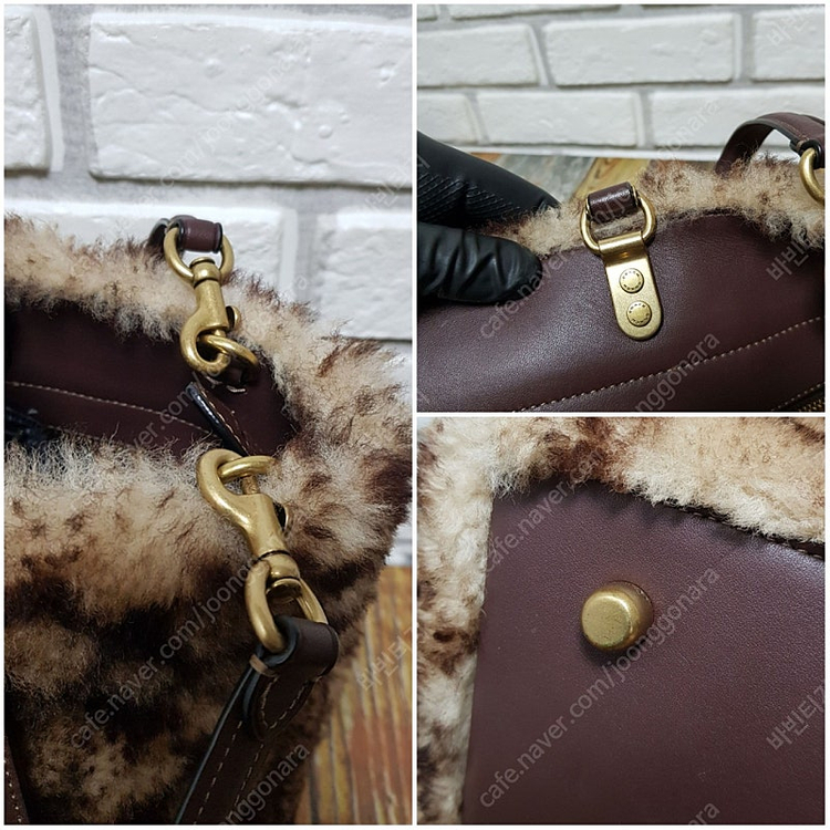 [정품] 코치 시그니처 양모 숄더백--5