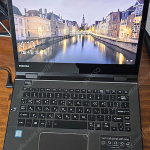 토시바 노트북 p25w-2300 팝니다 i7-6500U, 8GB RAM, SSD 256GB, 4K 터치패널