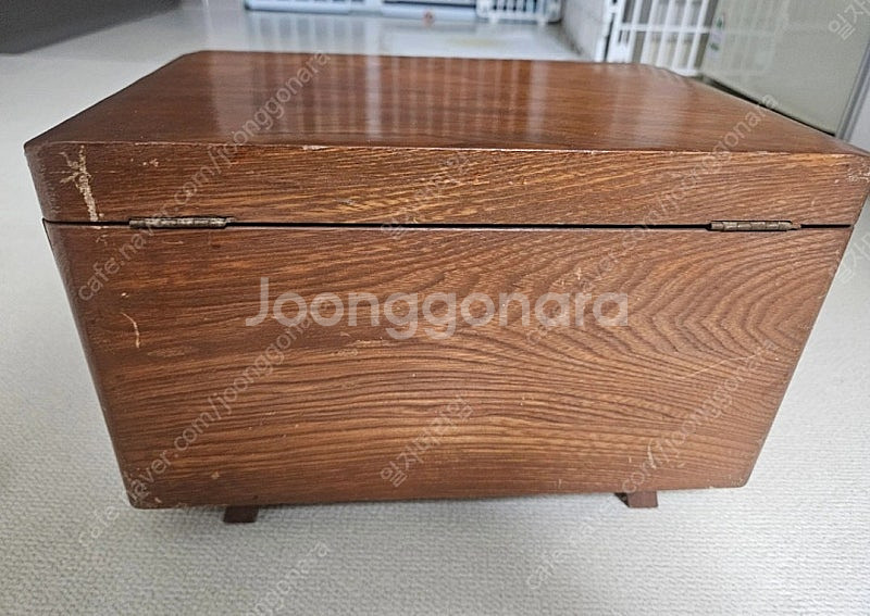 빈티지 원목 수납함--1