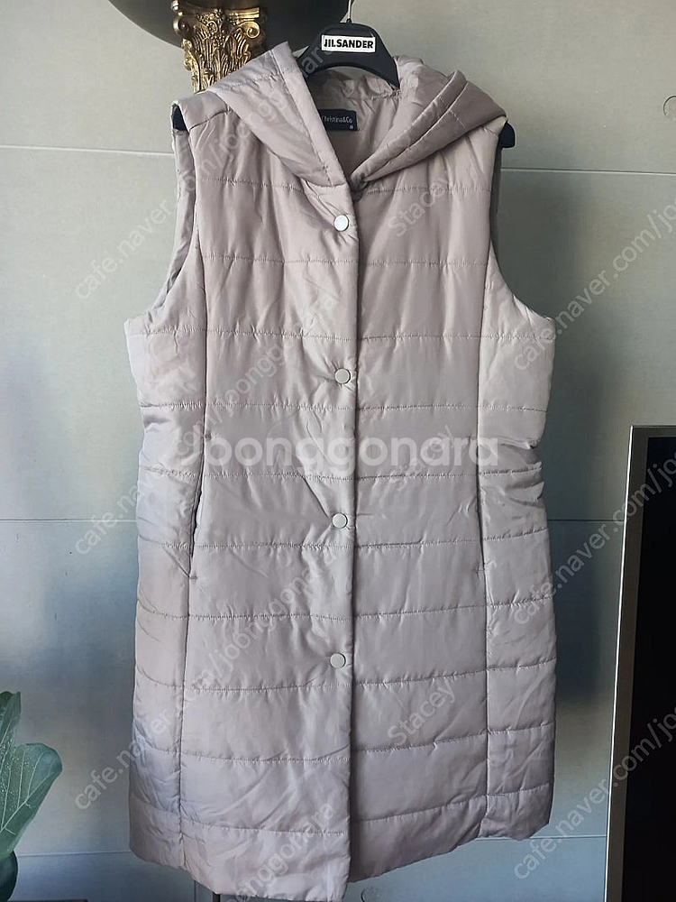 후디 롱베스트 패딩 새제품--1