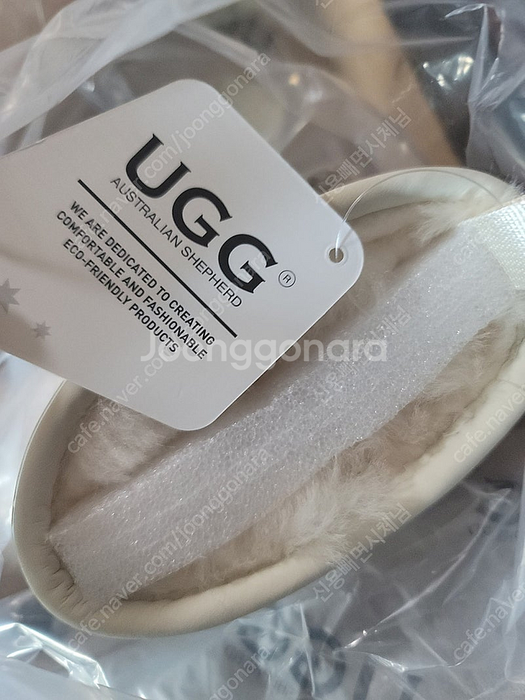 호주 어그 클리어 레인부츠 UGG 크림 밀크 35(22...--5