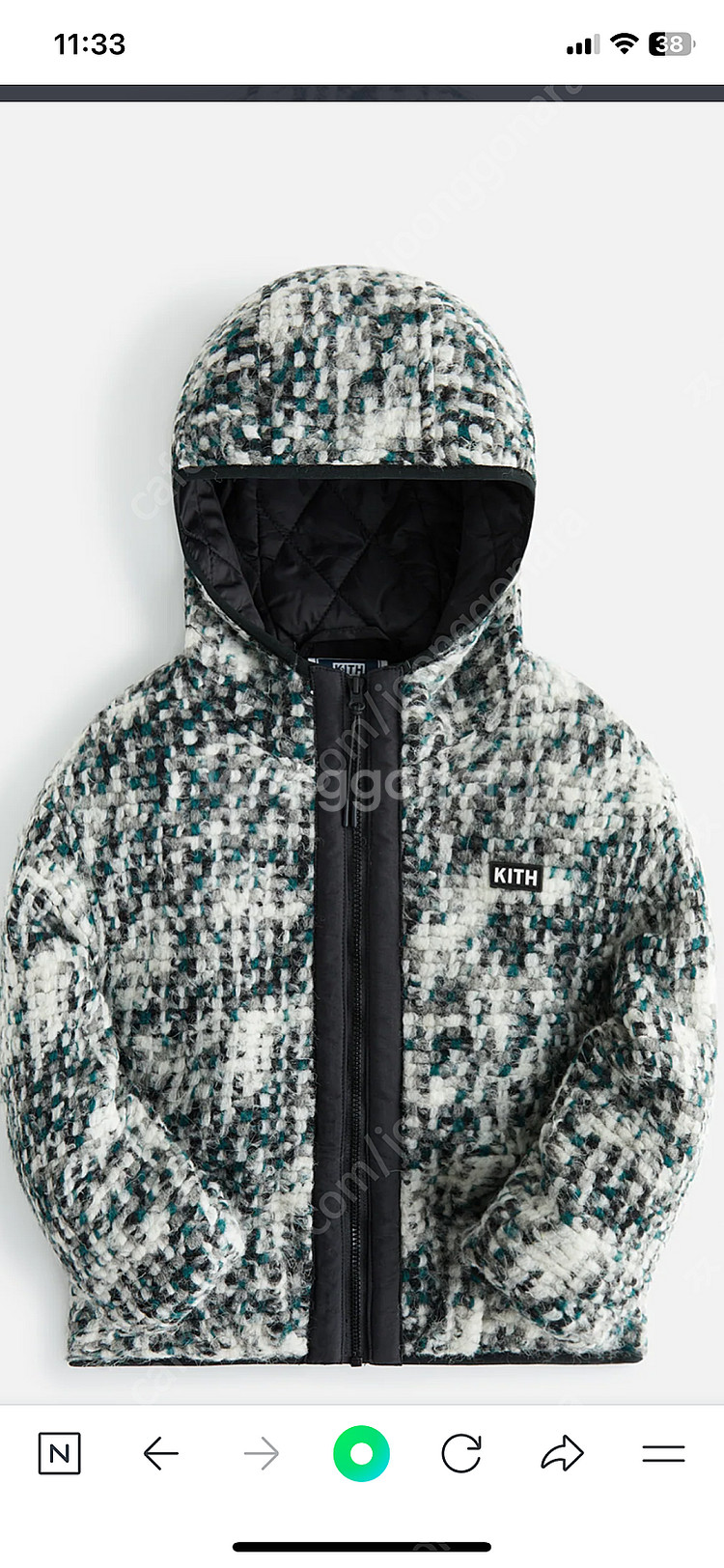 KITH 후드집업--0