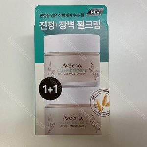 아비노 수분크림 캄앤리스토어 오트 젤 모이스춰라이저 50ml 1+1