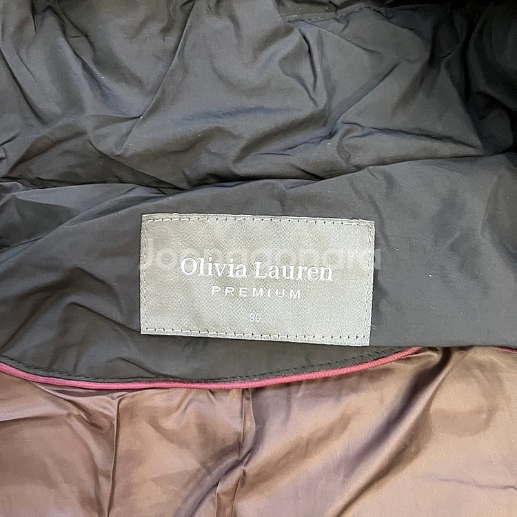 90) 올리비아로렌 구스다운 롱패딩 점퍼--4