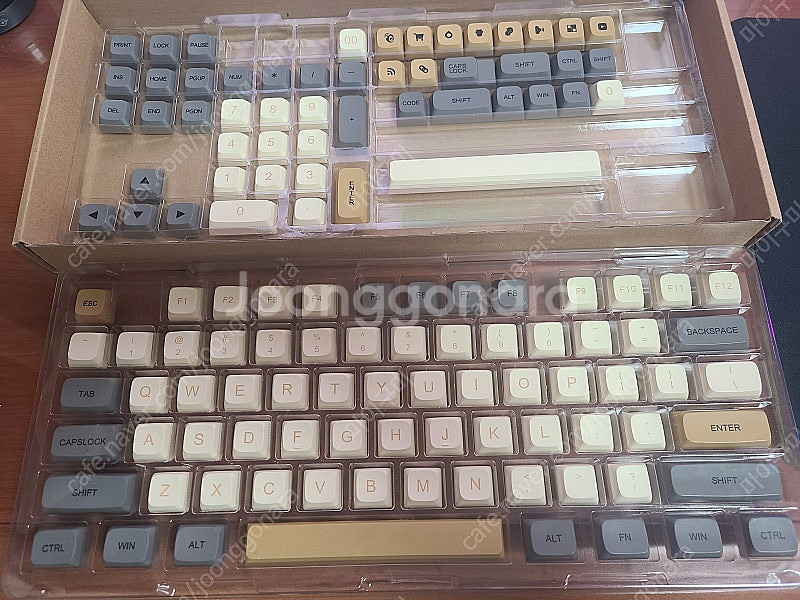 XDA PBT 모카키캡 & 체리 ABS 일루전 키캡--0
