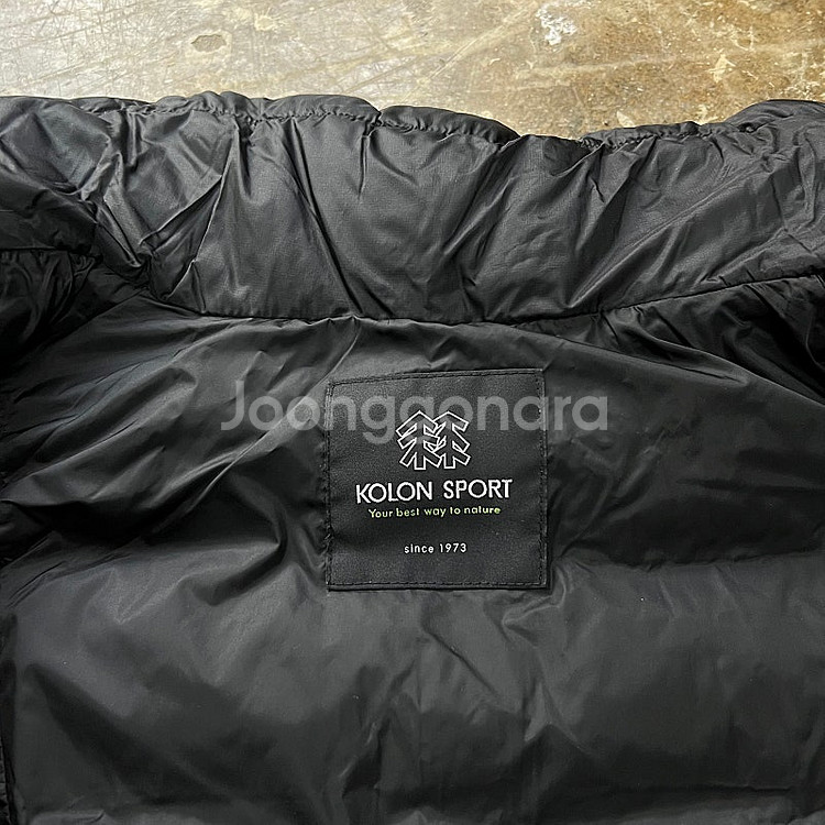 90) 코오롱스포츠 구스다운 하프 패딩 점퍼 노스페이스 아이더 네파--5