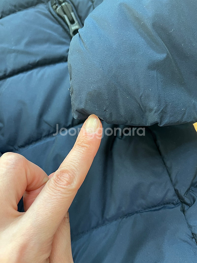 블루테일 롱패딩점퍼--4