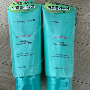 브링그린 티트리시카 클렌징폼 300ml 2개