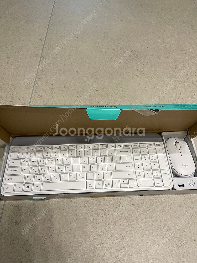 로지텍코리아 공식 판매점 제품 MK470 슬림 무선 키...--0