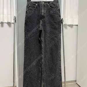 [S] STU 21F/W Crease Washed Denim Pants