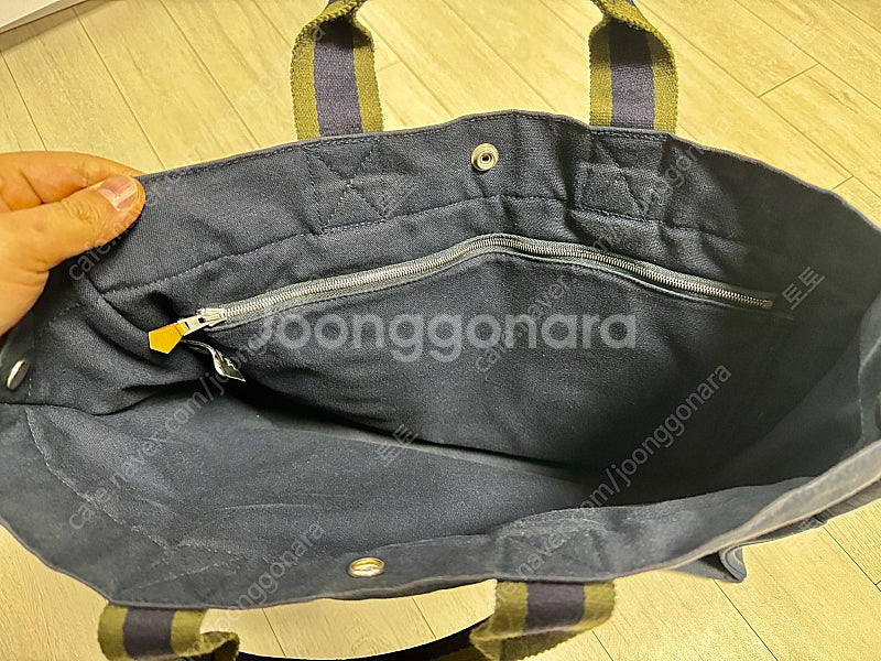 에르메스 페브릭 후루토 토트백 네이비--3