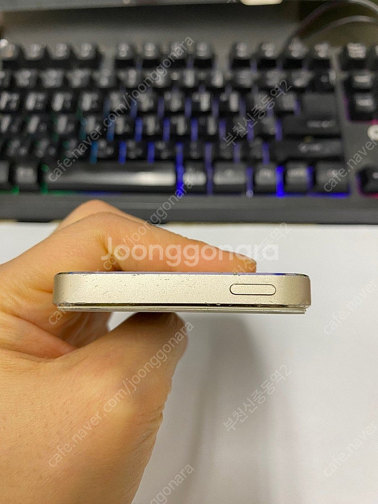 198675 아이폰5S 골드 액정깔끔 16GB 배터리성...--3