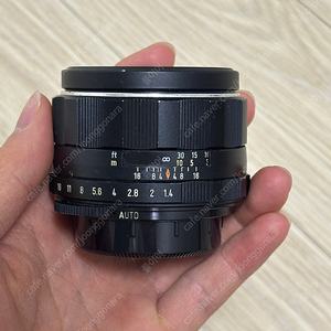 [상태좋음] 펜탁스 슈퍼멀티코티드 SMC 타쿠마 50mm f1.4 m42마운트 올드렌즈 (렌즈만)