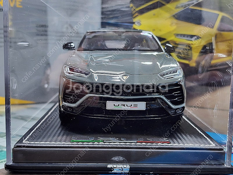 1:18 MR 람보르기니 우루스 SUV 그레이 레진 전...--0