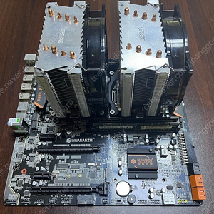 제온 E5-2690V2 x 2, 듀얼 CPU 메인보드, DDR3 16G x 4EA