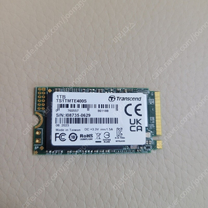 Ts1TMTE400S 1테라 M.2 PCIe Gen3x4 2242 내장 SSD