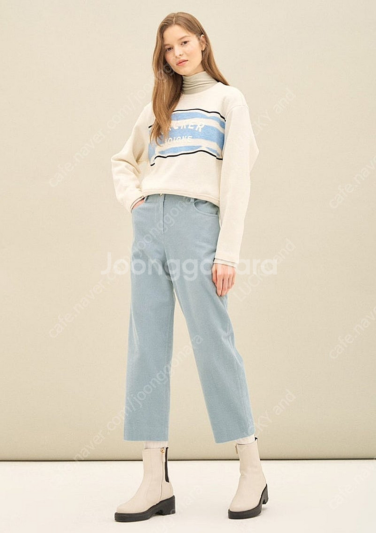 Sjsj 백밴딩 코듀로이 팬츠/메인품번/한섬/타임/마인--1