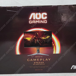 알파스캔 AOC 27인치 165hz FHD 모니터 팝니다