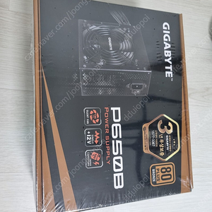 (미개봉) gigabyte p650b 80+ bronze 650w 파워