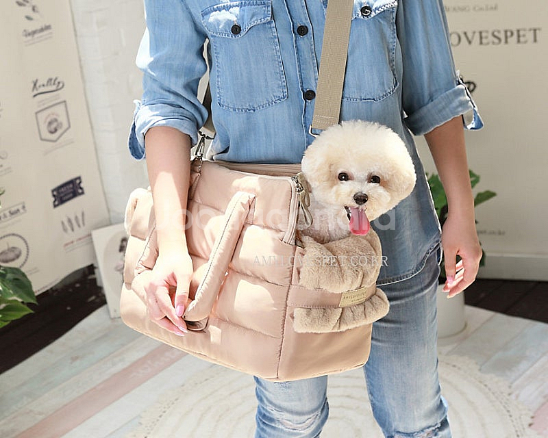 에이미러브즈펫 르네패딩 강아지가방--1