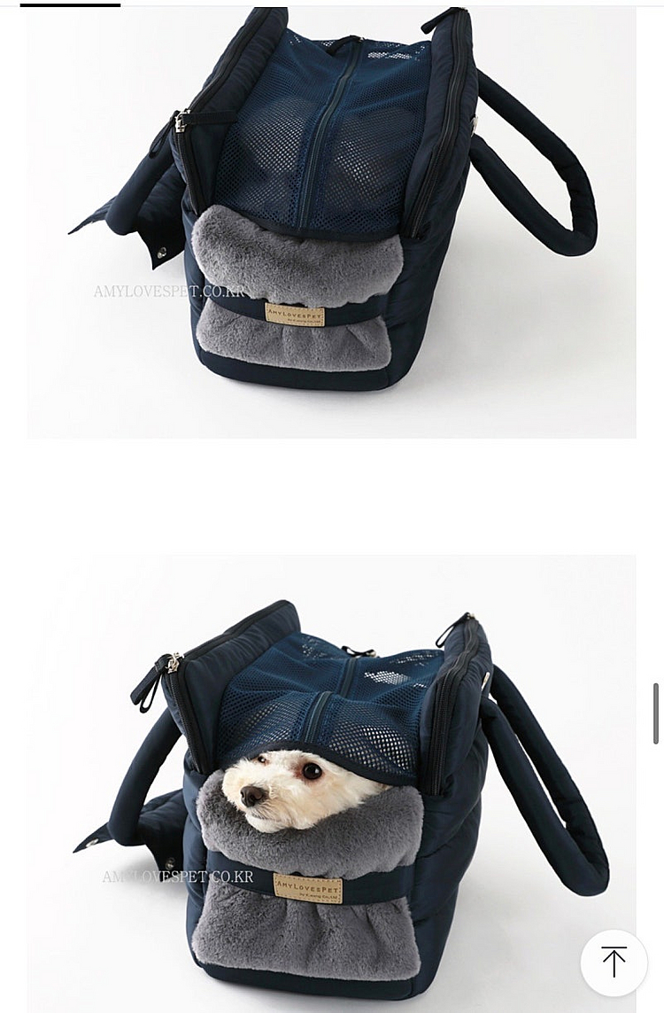 에이미러브즈펫 르네패딩 강아지가방--9