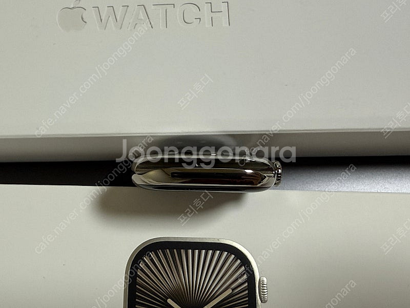 애플워치10 내추럴티타늄 46mm 새상품급 팝니다--6