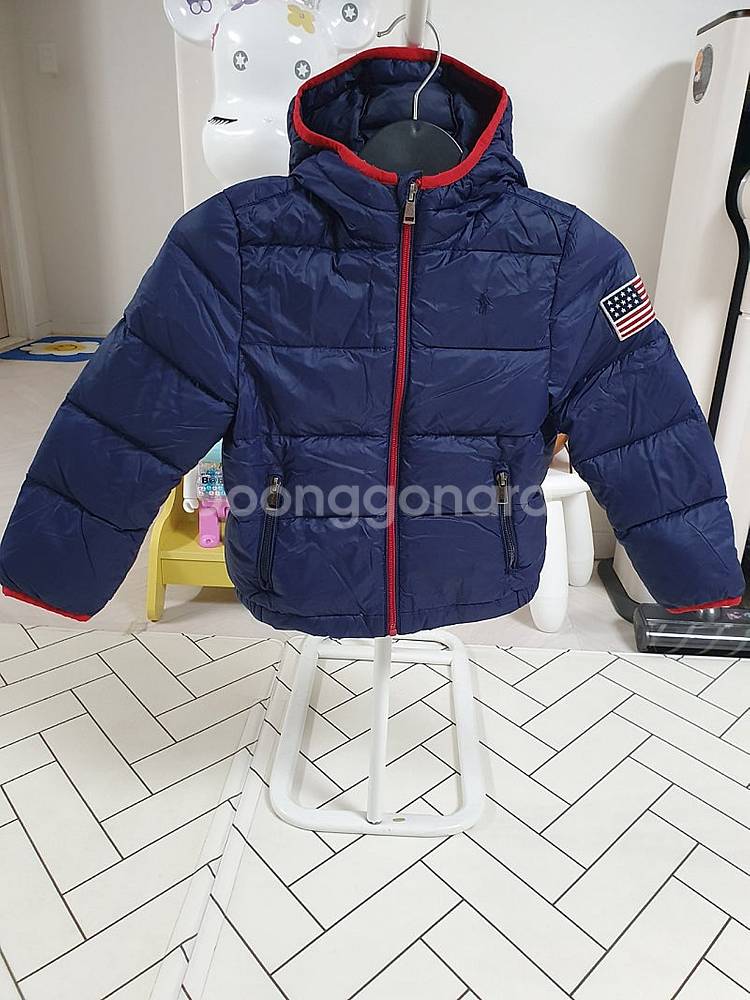 5T)폴로키즈 경량패딩--0