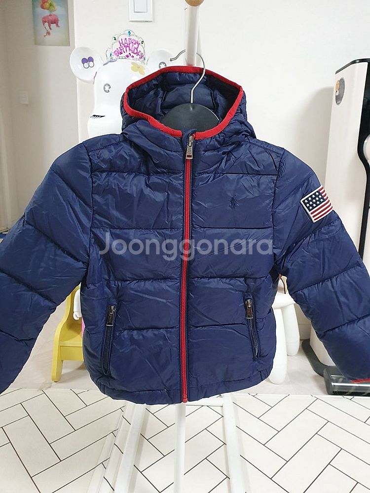 5T)폴로키즈 경량패딩--1