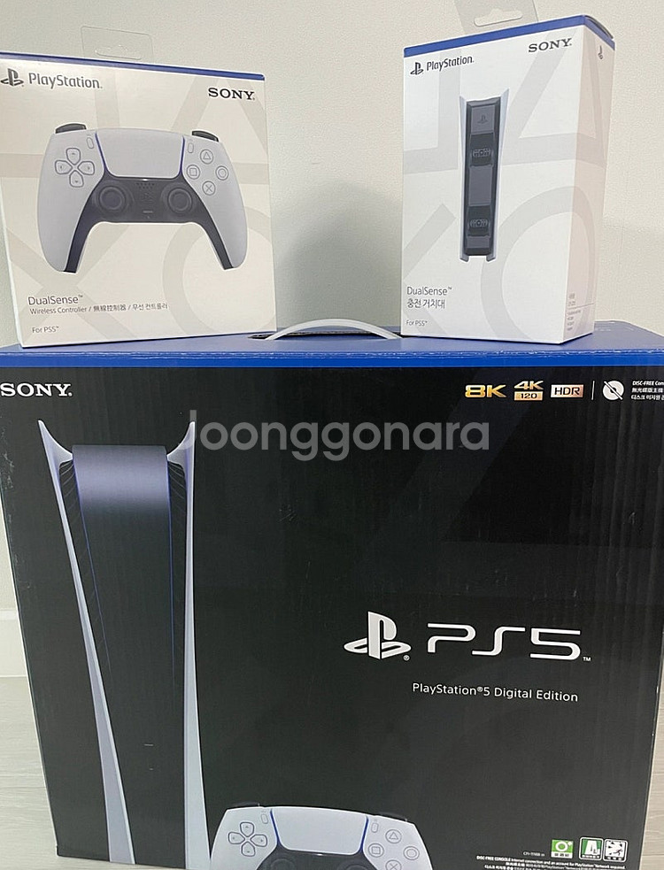 S급)모든구성품 풀박)PS5 플스5 디지털에디션--0