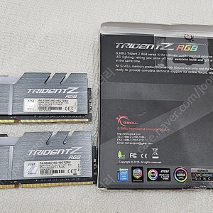 지스킬 TRIDENTZ RGB DDR4-3200 CL16 16GB 택포