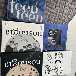 아이돌 싸인CD 일괄 판매 (빅톤 2개, VAV, 원어스, teen teen)