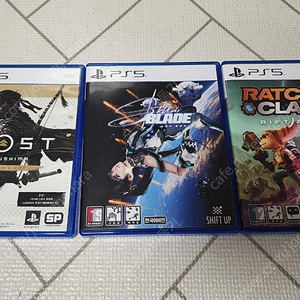 PS5 스텔라블레이드, 고스트오브쓰시마(디렉터스컷), 라쳇앤클랭크(리프트어파트) 일괄판매