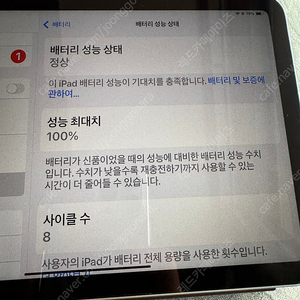 아이패드미니7 256 WiFi 애케플팝니다