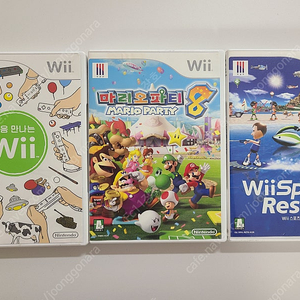 닌텐도 wii 게임판매(마리오파티8, wii스포츠 리조트)